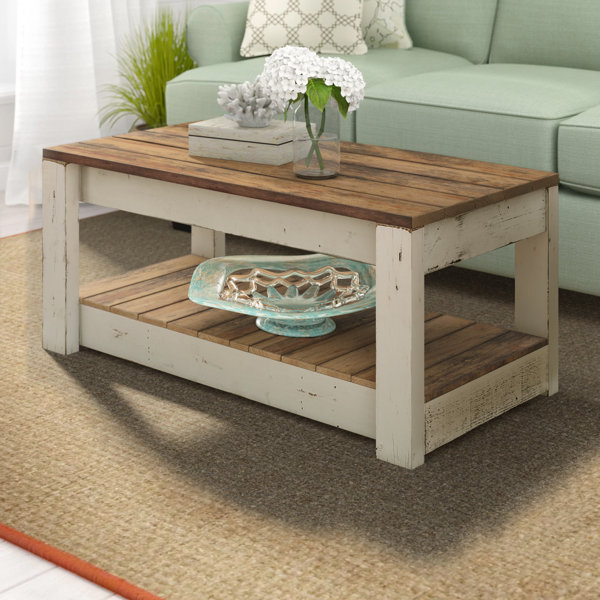 Whitewashed deals coffee table